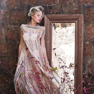 Authentic White Raven 100% Silk dress